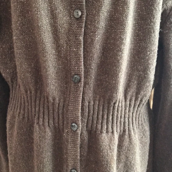 Daisy Fuentes button down sweater size L - Picture 3 of 6